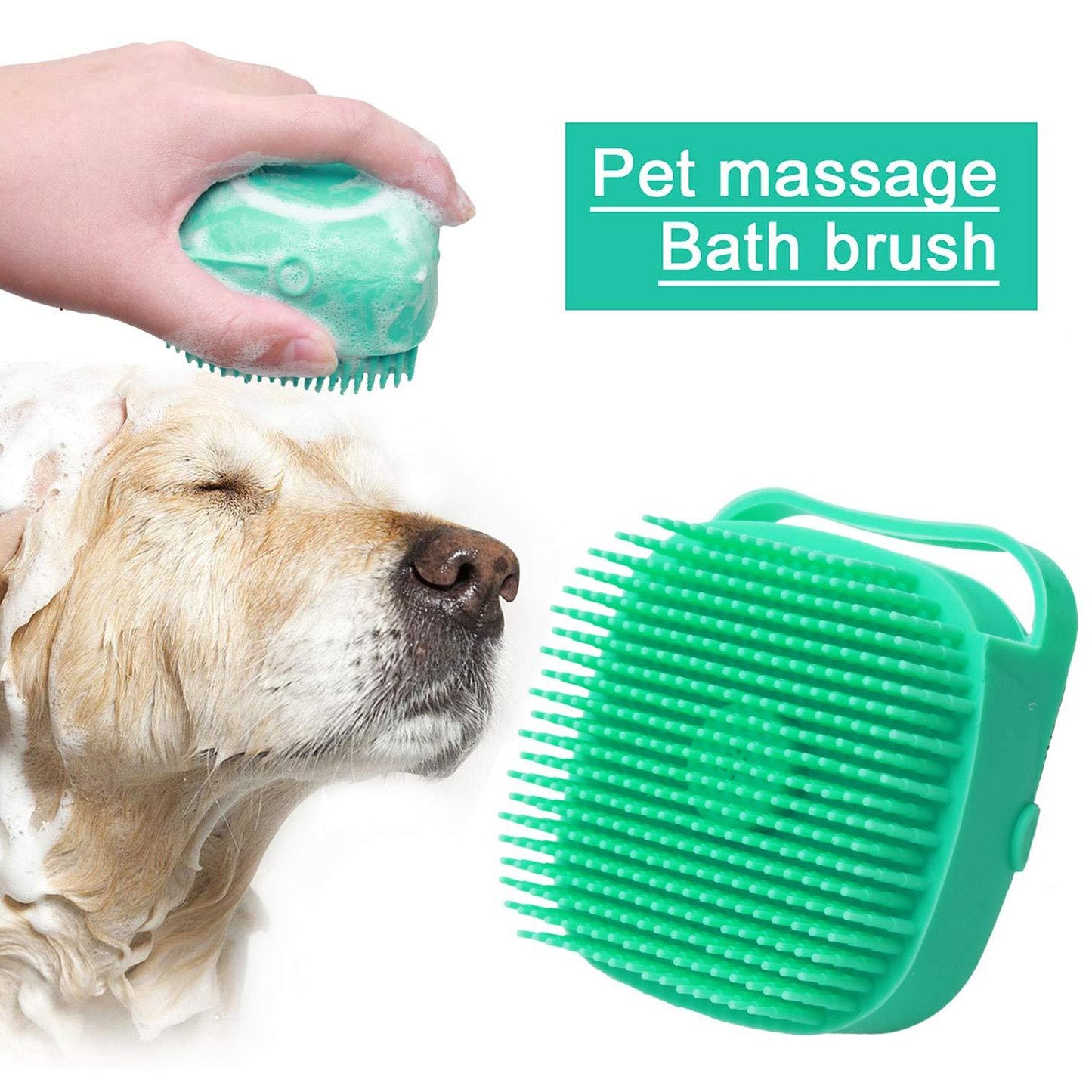 pet Shampoo Massager Brush - PAWCommand