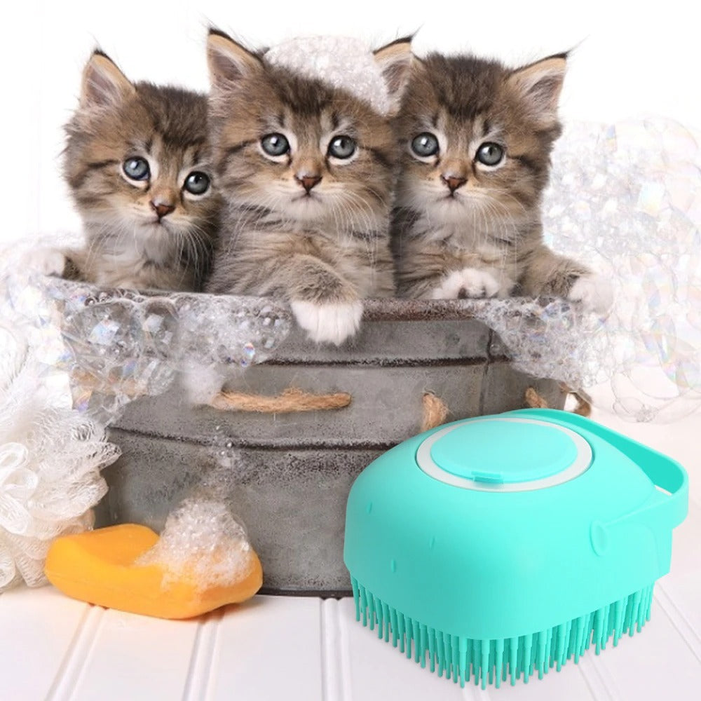 pet Shampoo Massager Brush - PAWCommand