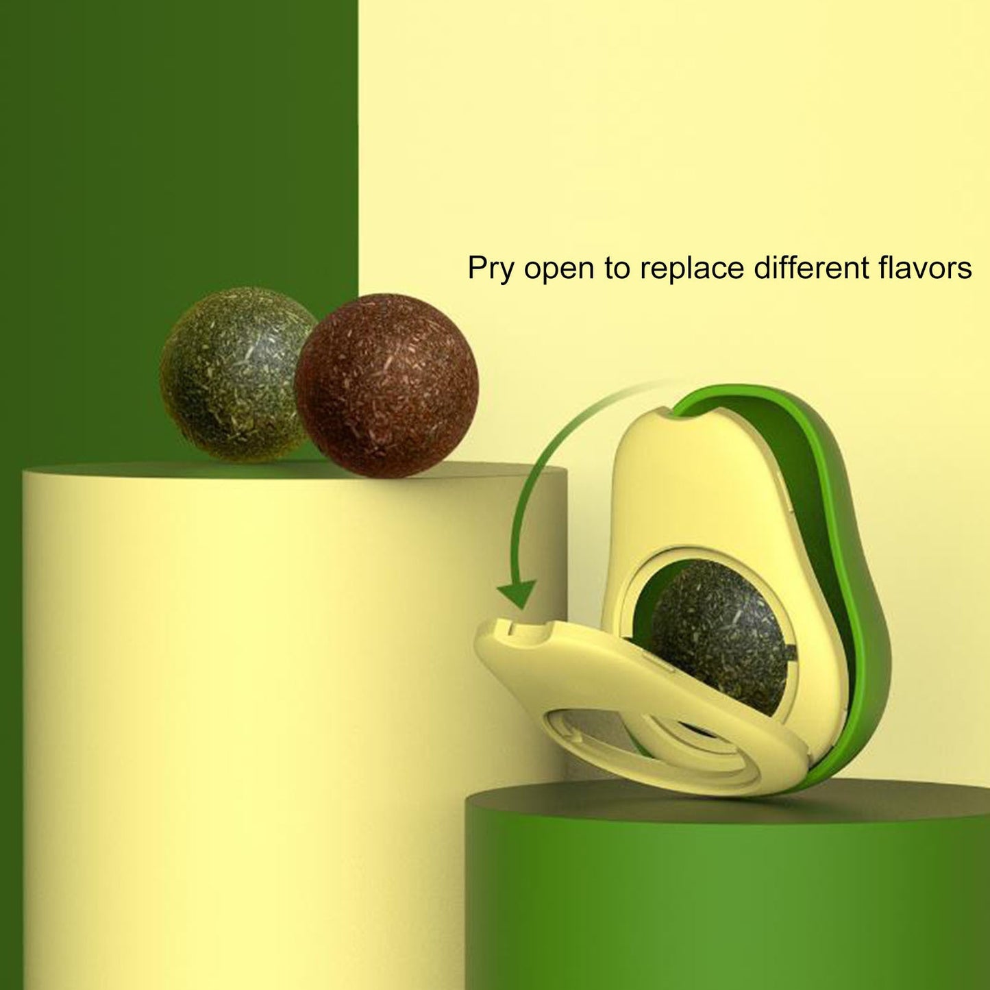 Avocado Catnip Toy pawcommand