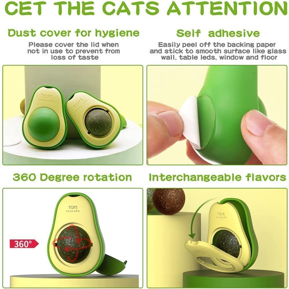 Avocado Catnip Toy pawcommand