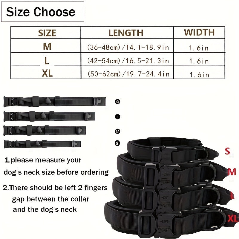 Heavy Duty Military Dog Collar - PAWCommand