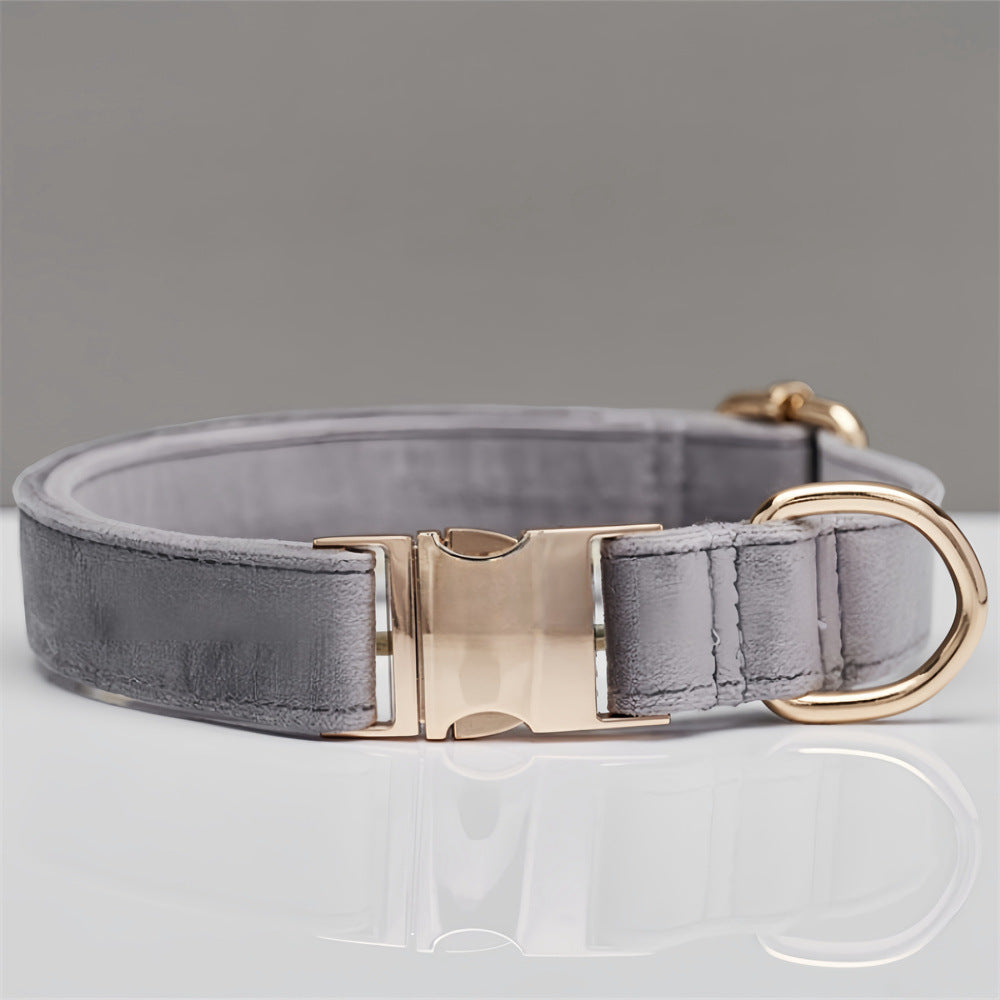 Velvet Mint Green Dog Collar + Leash - PAWCommand