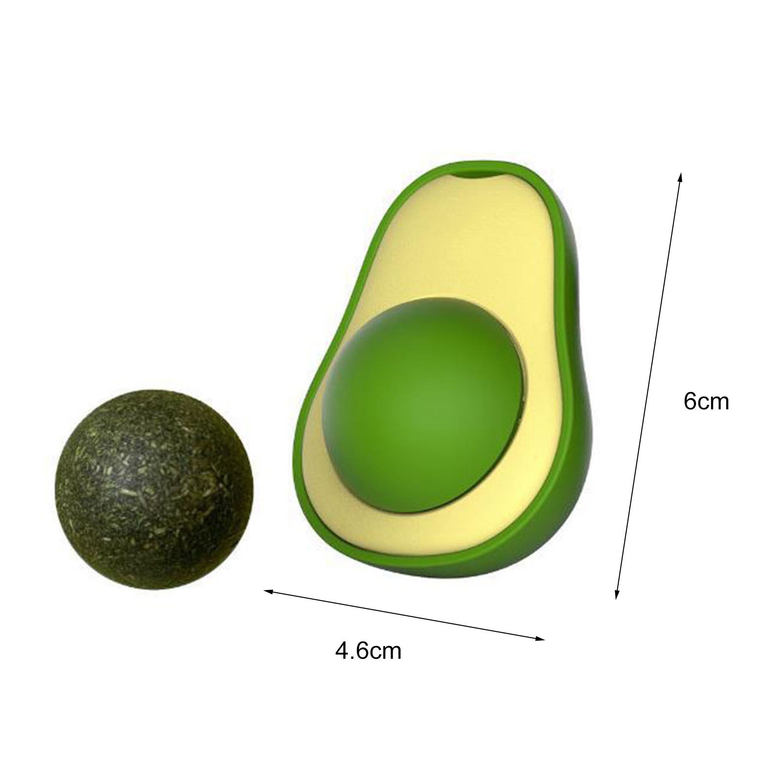 Avocado Catnip Toy pawcommand