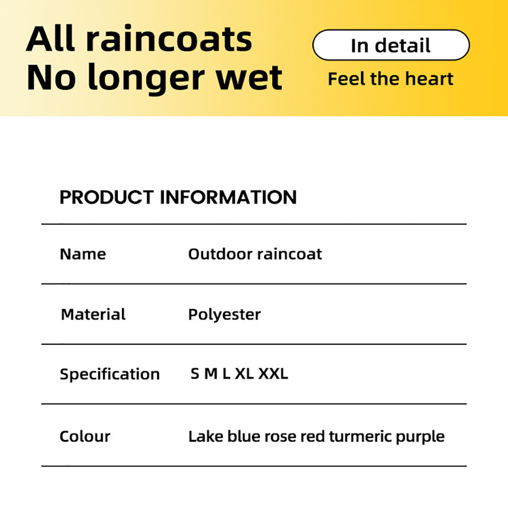 Reflective Raincoat - PAWCommand